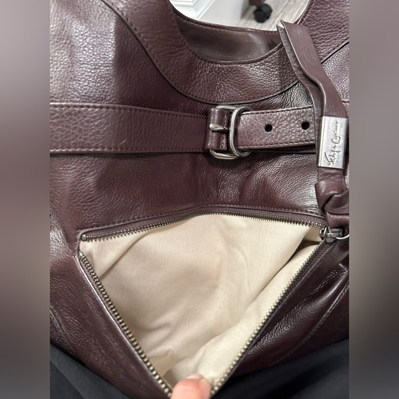 Foley & Corina Brown leather tote bag - Picture 4 of 8